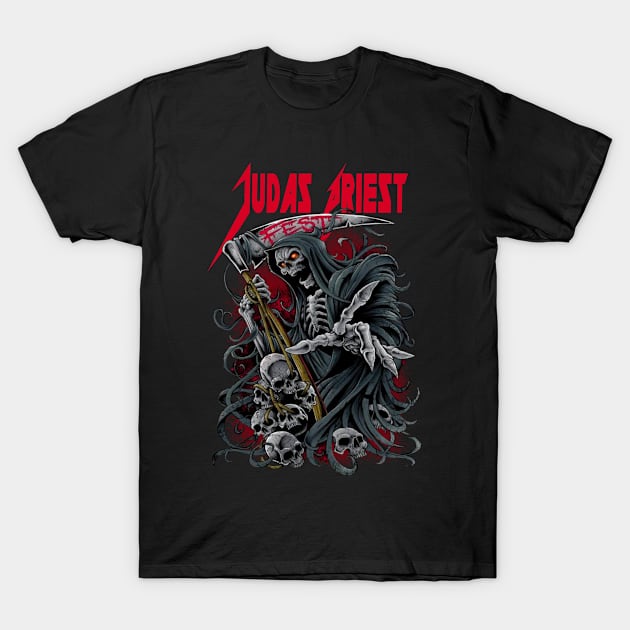 JUDAS PRIEST MERCH VTG T-Shirt by rdsgnnn